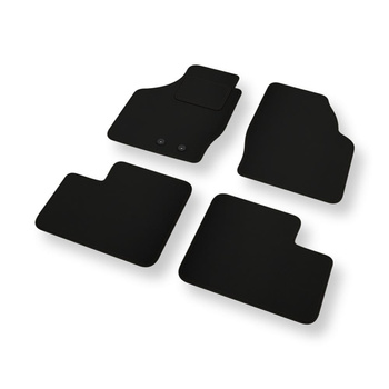 Fußmatten Auto für Suzuki Wagon R+ MPV (2003-2008) - schwarze Automatten Autoteppiche