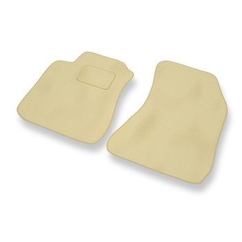 Fußmatten Auto für Alfa Romeo Spider Cabriolet (2006-2010) - Premium Velours beige Automatten Autoteppiche