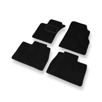 Fußmatten Auto für Mercedes-Benz M Klasse W163 SUV (1997-2005) - Premium Velours schwarze Automatten Autoteppiche