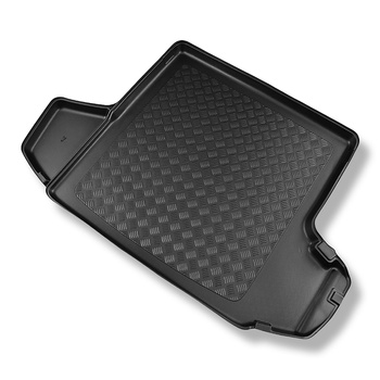 Kofferraumwanne für Skoda Octavia III 5E Kombi (05.2013-05.2020) - Kofferraummatte rutschfest Schutzmatte - Ladeboden oben (gerade Ladefläche); mit rechter und linker (abschneidbar) Ausbuchtung