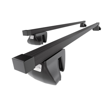 Stahl-Dachträger für Mercedes-Benz C Klasse S202 (1993-2000) - schwarz Dachträger Dachgepäckträger - Reling