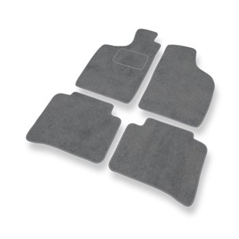 Fußmatten Auto für Nissan Navara II Pick-Up (1998-2005) - Premium Velours Automatten Autoteppiche
