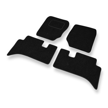Fußmatten Auto für Land Rover Range Rover III SUV (2001-2012) - schwarze Automatten Autoteppiche