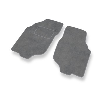 Fußmatten Auto für Rover 25 Hatchback (2000-2005) - Premium Velours graue Automatten Autoteppiche