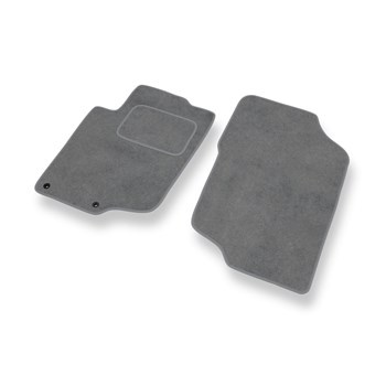 Fußmatten Auto für Peugeot 207 Hatchback, Cabriolet, SW (2006-2012) - Premium Velours graue Automatten Autoteppiche