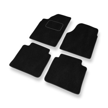Fußmatten Auto für Chrysler Concorde Limousine (1997-2004) - Premium Velours schwarze Automatten Autoteppiche