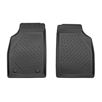 TPE Fußmatten Auto für Microcar M. Go Hatchback (2015-....) - alle Modelle - schwarz Automatten Autoteppiche