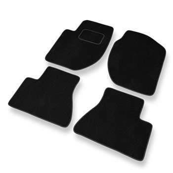 Fußmatten Auto für Land Rover Freelander I SUV (1998-2006) - Premium Velours schwarze Automatten Autoteppiche