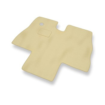 Fußmatten Auto für Citroen Jumper I Van (1994-2006) - Premium Velours beige Automatten Autoteppiche