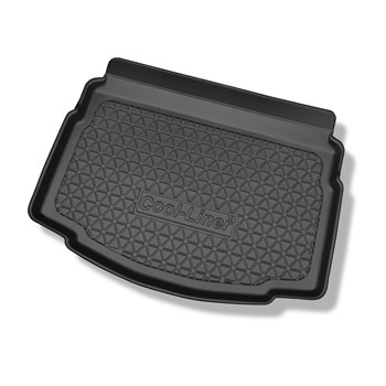 Kofferraumwanne für Volkswagen Golf VII Hatchback (10.2012-12.2019) - Kofferraummatte rutschfest Schutzmatte - mit Not-Reserverad / Reparaturset: für obere und untere Ladefläche