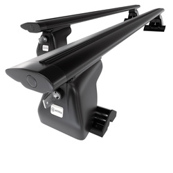 Aluminium-Dachträger für Jeep Commander (2006-2010) - schwarz Dachträger Dachgepäckträger - T-profil