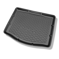 Kofferraumwanne für Ford Focus III Hatchback (03.2011-08.2018) - Kofferraummatte rutschfest Schutzmatte - mit Not-Reserverad oder Reparaturset