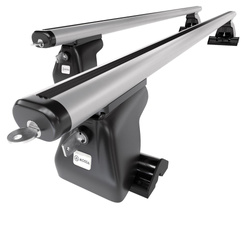 Aluminium-Dachträger für Nissan Primastar (2002-2006) - silbern Dachträger Dachgepäckträger - Montagepunkte