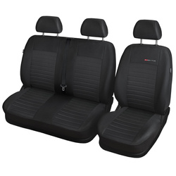 Maßgeschneiderte Sitzbezüge Auto für Opel Movano B Van (2010-2022) - Autositzbezüge Schonbezüge für Autositze - nur vordere Sitze - 1+2 - E4