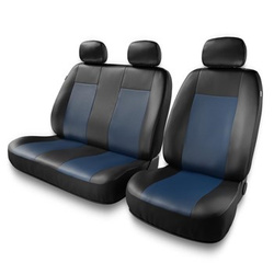 Universal Sitzbezüge Auto für Renault Master III, IV, V, VI (1994-....) – Vordersitze Autositzbezüge Schonbezüge – BC-BL