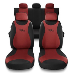 Universal Sitzbezüge Auto für Fiat Palio I, II (1996-2004) - Autositzbezüge Schonbezüge für Autositze - TR-RD