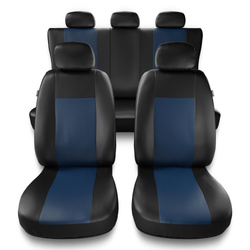 Universal Sitzbezüge Auto für Peugeot 307 I, II (2001-2012) – Autositzbezüge Schonbezüge für Autositze – CM-BL