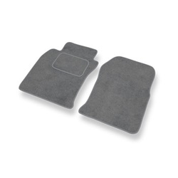 Fußmatten Auto für Toyota Land Cruiser J120 SUV (2002-2009) - Premium Velours graue Automatten Autoteppiche