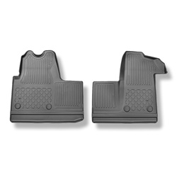 TPE Fußmatten Auto für Renault Master III Van (06.2010-09.2024) - schwarz Automatten Autoteppiche