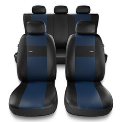Universal Sitzbezüge Auto für Renault Laguna I, II, III (1993-2015) - Autositzbezüge Schonbezüge für Autositze - XL-BL