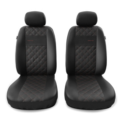 Universal Sitzbezüge Auto für Suzuki Ignis I, II (2006-2021) - Vordersitze Autositzbezüge Schonbezüge - PRP-RD