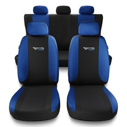 Universal Sitzbezüge Auto für Renault Safrane I, II (1992-2002) - Autositzbezüge Schonbezüge für Autositze - TG-BL