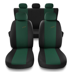 Universal Sitzbezüge Auto für Peugeot 307 I, II (2001-2012) - Autositzbezüge Schonbezüge für Autositze - X.R-GR