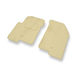 Fußmatten Auto für Dodge Caliber Hatchback (2007-2011) - Premium Velours beige Automatten Autoteppiche