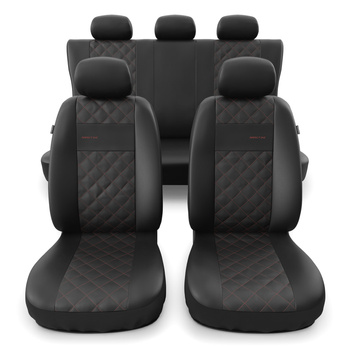 Universal Sitzbezüge Auto für Alfa Romeo 147 (2000-2010) - Autositzbezüge Schonbezüge für Autositze - PRF-RD