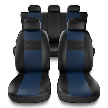 Universal Sitzbezüge Auto für BMW 5er E34, E39, E60, E61, F10, G30, G31 (1988-2019) - Autositzbezüge Schonbezüge für Autositze - XL-BL