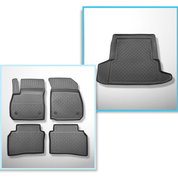 Set Kofferraumschale und angepasste Autoteppiche TPE für: Opel Insignia B Grand Sport (06.2017-2023)