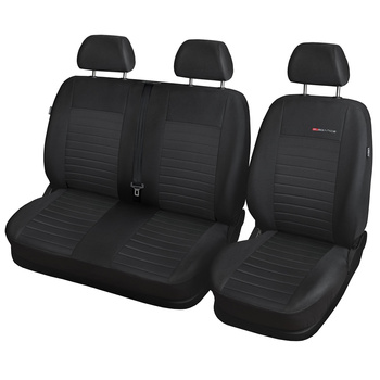 Maßgeschneiderte Sitzbezüge Auto für Opel Movano B Van (2010-2022) - Autositzbezüge Schonbezüge für Autositze - nur vordere Sitze - 1+2 - E4