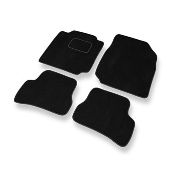 Fußmatten Auto für Nissan Micra III Hatchback (2003-2010) - Premium Velours Automatten Autoteppiche