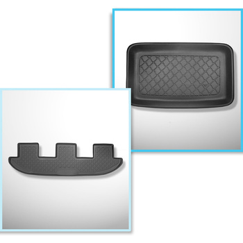 Set Kofferraumschale und angepasste Autoteppiche TPE für: Volkswagen Sharan II Van (09.2010-03.2022)