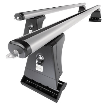 Aluminium-Dachträger für Opel Astra H mk III (2004-2014) - silbern Dachträger Dachgepäckträger - Montagepunkte