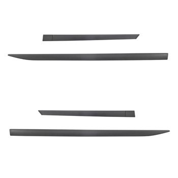 Schwarze Auto Seitenschutzleisten Chevrolet Aveo Hatchback, Limousine (2011-....)