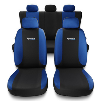 Universal Sitzbezüge Auto für Peugeot 307 I, II (2001-2012) - Autositzbezüge Schonbezüge für Autositze - TG-BL