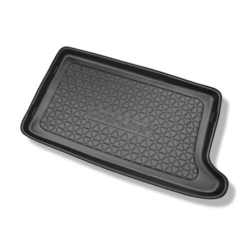 Kofferraumwanne für Audi A2 8Z Hatchback (1999-2005) - Kofferraummatte rutschfest Schutzmatte - obere Ladefläche; mit vollem Reserverad