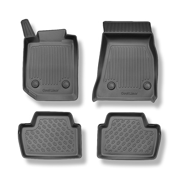 TPE Fußmatten Auto für BMW 2er G42, G87 Coupé (01.2022-....) - schwarz Automatten Autoteppiche