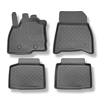 TPE Fußmatten Auto für Dacia Bigster Mild Hybrid SUV (03.2025-....) - schwarz Automatten Autoteppiche