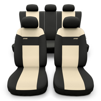 Universal Sitzbezüge Auto für Alfa Romeo Stelvio (2017-....) - Autositzbezüge Schonbezüge für Autositze - RSL-BE