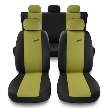 Universal Sitzbezüge Auto für Peugeot 207 (2006-2013) - Autositzbezüge Schonbezüge für Autositze - X.R-Y