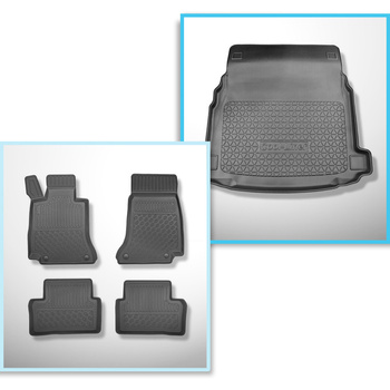 Set Kofferraumschale und angepasste Autoteppiche TPE für: Mercedes-Benz CLS C257 Coupé (03.2018-2023)