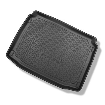 Kofferraumwanne für Peugeot 308 II Hatchback (08.2013-11.2021) - Kofferraummatte rutschfest Schutzmatte - vertiefte Ladeflaeche; mit Not-Reserverad oder Reparaturset