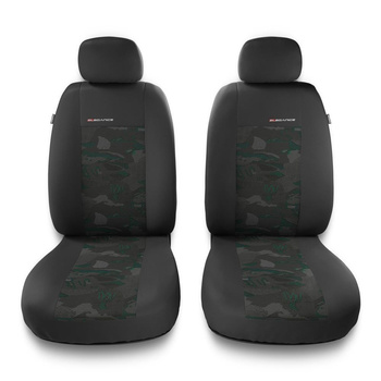 Universal Sitzbezüge Auto für Peugeot 407 (2004-2011) - Autositzbezüge Schonbezüge für Autositze - 2UNE-GR