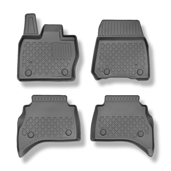 TPE Fußmatten Auto für Land Rover Range Rover V (460) SWB SUV (11.2021-....) - schwarz Automatten Autoteppiche