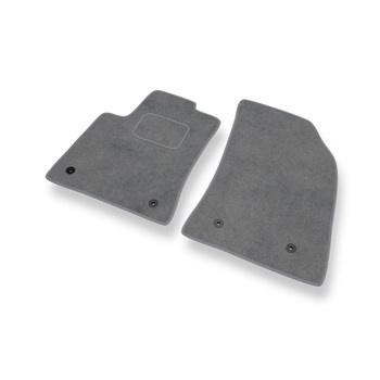 Fußmatten Auto für Citroen C3 Aircross I SUV (2017-2024) - Premium Velours graue Automatten Autoteppiche