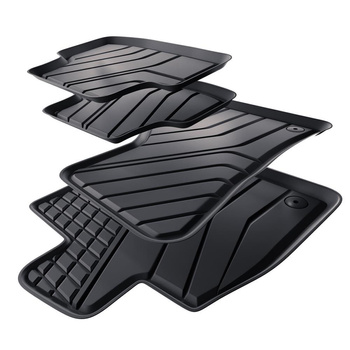 TPE Fußmatten Auto für Seat Leon IV Hatchback (03.2020-....) - schwarz Automatten Autoteppiche