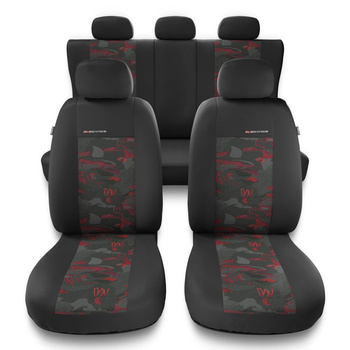 Universal Sitzbezüge Auto für Peugeot 508 I, II (2011-....) - Autositzbezüge Schonbezüge für Autositze - UNE-RD