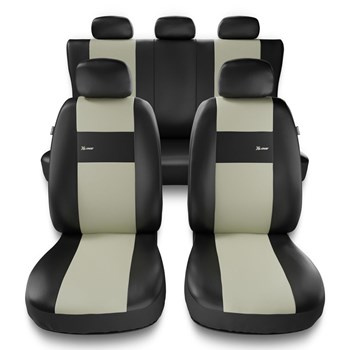 Universal Sitzbezüge Auto für BMW 5er E34, E39, E60, E61, F10, G30, G31 (1988-2019) - Autositzbezüge Schonbezüge für Autositze - XL-BE